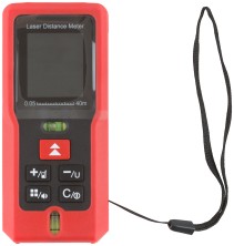 Дальномер лазерный, расчет площади/объема, LCD дисплей, диапазон 40 м