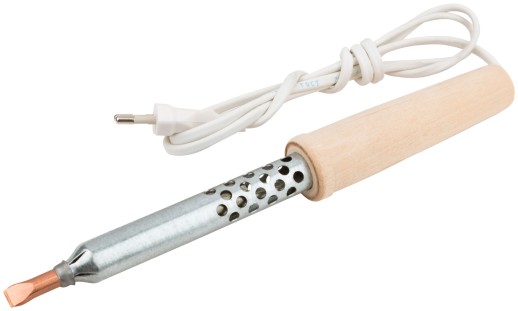 Паяльник 220 В, деревянная ручка 100 Вт