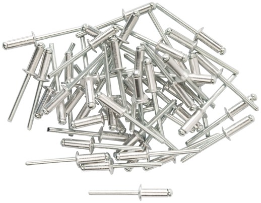 Заклепки мелкая фасовка, 50 шт., 4.8 х 14 мм