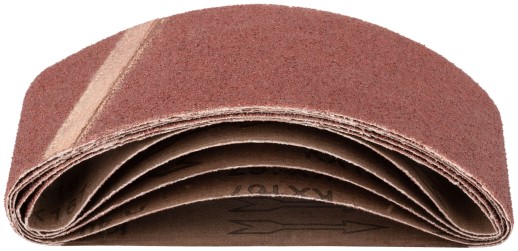 Ленты шлифовальные бесконечные, водостойкие, на тканевой основе, 5 шт., 75х457 мм  Р 40