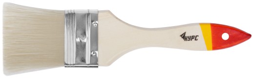 Кисть флейцевая "Модерн", иск. щетина, деревянная ручка 2" (50 мм)