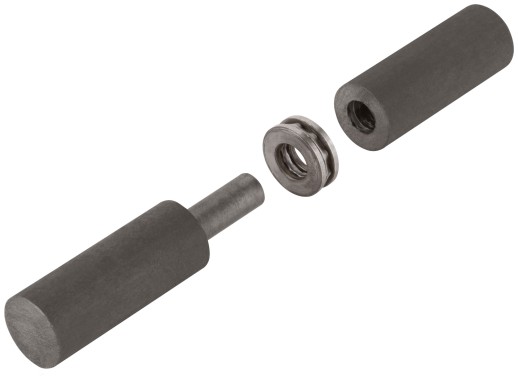 Петля гаражная, с подшипником  25х140 мм