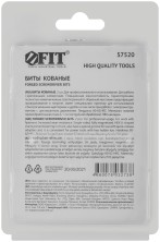 Биты кованые, сталь S2, односторонние  50 мм  Н4, Профи 2 шт., блистер