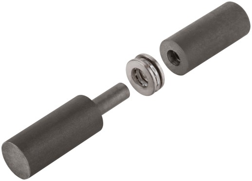 Петля гаражная, с подшипником  32х160 мм