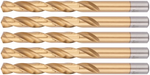 Сверла HSS по металлу, титановое покрытие 11,0 мм ( 5 шт.)