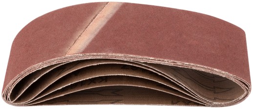 Ленты шлифовальные бесконечные, водостойкие, на тканевой основе, 5 шт., 75х457 мм Р 100