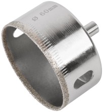 Коронка кольцевая по кафелю и стеклу алмазная 60х50 мм