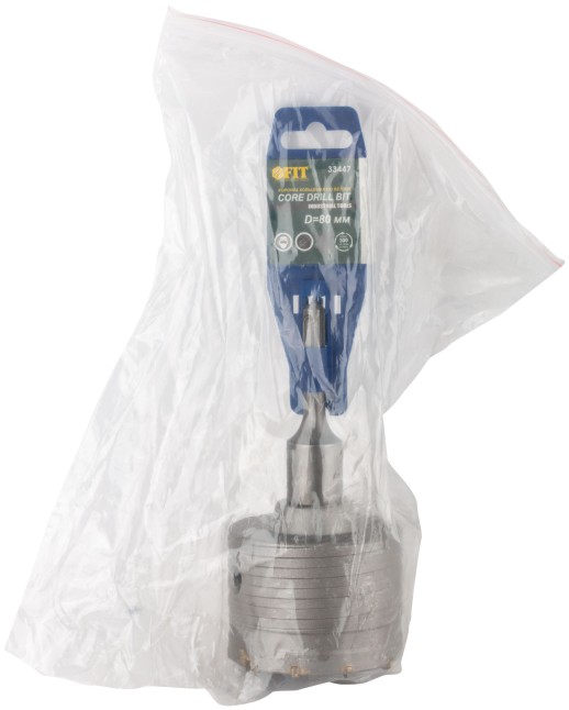 Коронка кольцевая по бетону, хвостовик 110 мм в сборе, 80 мм