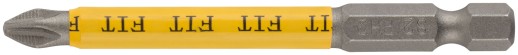 Биты кованые, сталь S2, односторонние 75 мм PH2, Профи 10 шт., блистер
