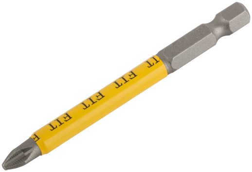 Биты кованые, сталь S2, односторонние 75 мм PH2, Профи 10 шт., блистер