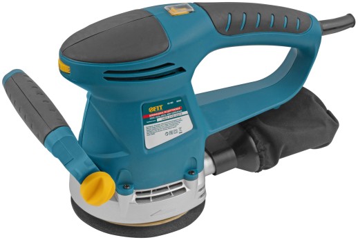 Шлифмашина эксцентриковая 480 Вт; 4000-14000 об/мин; 125 мм; липучка; коробка