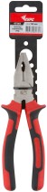 Плоскогубцы комбинированные "Тренд", двухцветные прорезиненные ручки, хром-никелевое покрытие 180 мм