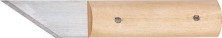 Нож сапожный, деревянная ручка 175 мм