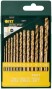 Набор сверл HSS по металлу, титановое покрытие, 13 шт. (1,5-2-2,5-3-3,2-3,5-4-4,5-4,8-5-5,5-6-6,5 мм)