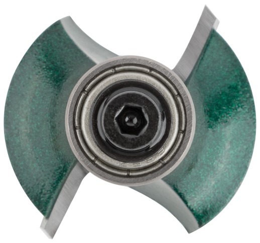 Фреза кромочная калевочная с нижним подшипником DxHxL = 28,6х16x56,3 мм