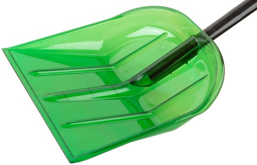 Лопата для уборки снега "Гранд" малая поликарбонатная, алюминиевый черенок, малая 340х385х1350 мм