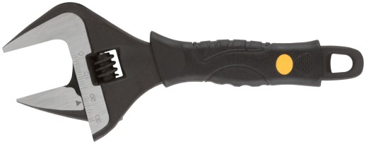 Ключ разводной "Контур", узкие губки, шкала, экстра увелич.захват, ПВХ накладка на ручку 150 мм ( 34 мм )