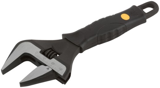 Ключ разводной "Контур", узкие губки, шкала, экстра увелич.захват, ПВХ накладка на ручку 150 мм ( 34 мм )