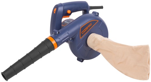 MAX-PRO Воздуходувка-пылесос 600 Вт; 6000-16000об/мин; 3500л/мин; дополнительные щетки; 1,5 кг; кор.