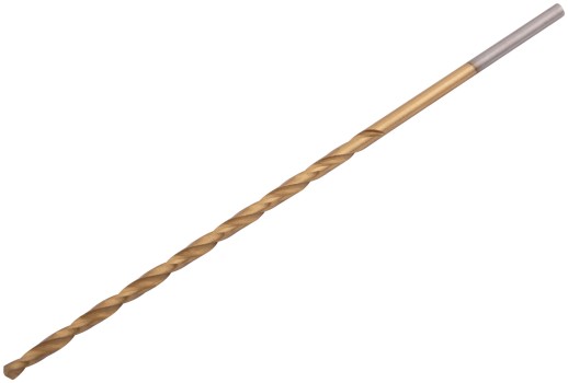 Сверла HSS по металлу, удлиненные, титановое покрытие 2,0х85 мм (10 шт.)