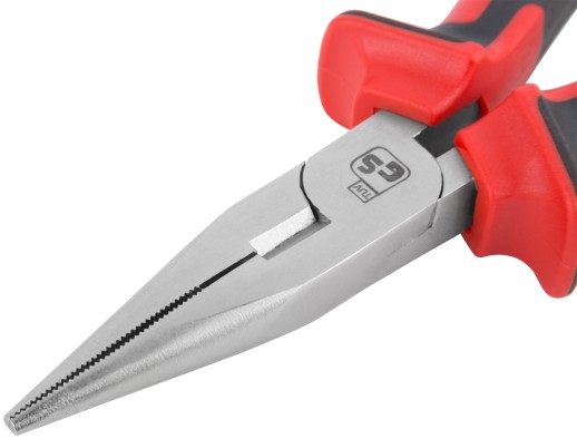 Тонконосы "Тренд", двухцвеные прорезиненные ручки, хром-никелевое покрытие 160 мм