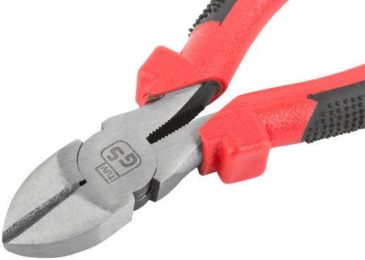 Бокорезы "Стандарт", красно-черные пластиковые ручки, полированная сталь 165 мм