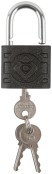Замок навесной чугунный корпус "PALLADIUM" (305F ) 40х33 мм, стальная дужка 6,3 мм