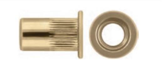 Заклепки резьбовые, стальные, стандартный бортик М8, 100 шт Пром