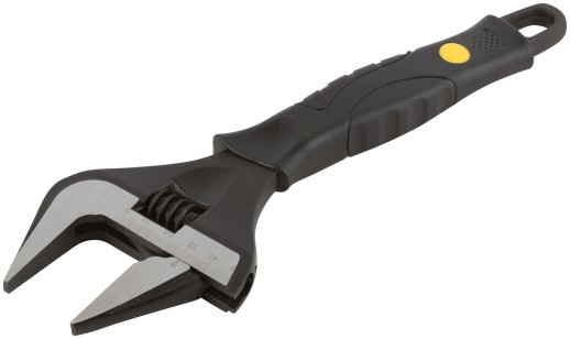 Ключ разводной "Контур", узкие губки, шкала, экстра увелич.захват, ПВХ накладка на ручку 250 мм ( 50 мм )