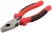 Плоскогубцы комбинированные "Стандарт" красно-черные пластиковые ручки, полированная сталь 165 мм