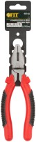 Плоскогубцы комбинированные "Стандарт" красно-черные пластиковые ручки, полированная сталь 165 мм