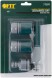 Набор поливочный 4 шт. 1/2" (насадка для полива,соединитель, соединитель с автостопом, адаптер внешний)