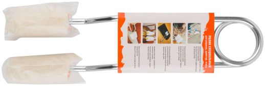 Ролик специальный для решеток, арматур, оград, ядро 15 мм, 100% велюр, ворс 5 мм, ручка двойная 22 см, 50 мм (2 шт.)