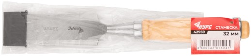 Стамеска с деревянной ручкой 32 мм