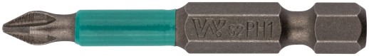 Биты WP, сталь S2, с насечкой, Профи, 50 мм PH1, 10 шт.