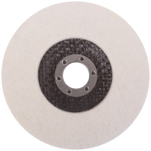 Круг полировальный войлочный для УШМ, сплошной 125 мм