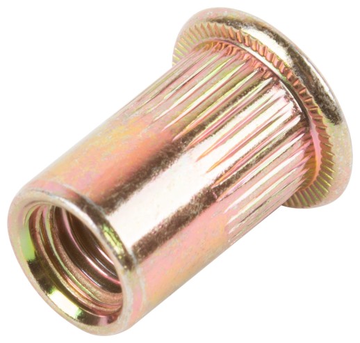 Заклепки резьбовые, стальные, стандартный бортик М8 (фасовка 10 шт)