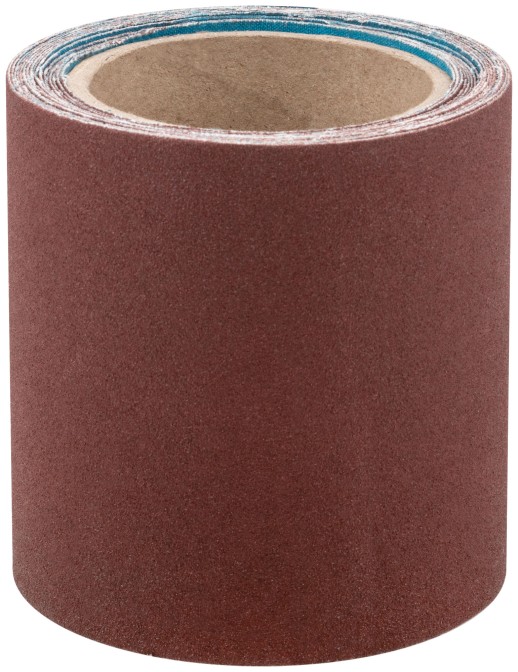 Рулон шлифовальный мини на тканевой основе, алюминий-оксидный абразивный слой 115 мм х 5 м, Р 100