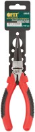 Круглогубцы "Стандарт", красно-черные пластиковые ручки, полированная сталь 165 мм