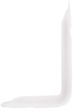 Уголок-кронштейн усиленный белый 160х250 мм (1,0 мм)