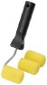 Валик поролоновый желтый с ручкой "мини" 50 мм + 2 сменных ролика