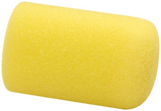 Валик поролоновый желтый с ручкой "мини" 50 мм + 2 сменных ролика