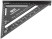 Угольник кровельный цельнометаллический Профи 180х180 мм