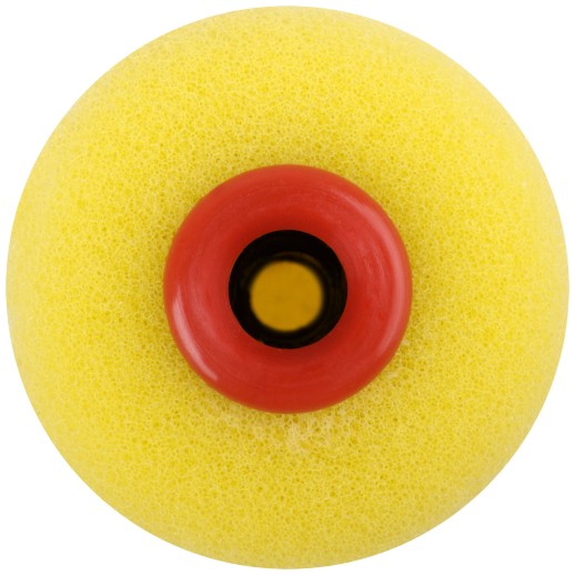 Валик поролоновый желтый с ручкой "мини" 100 мм + 2 сменных ролика