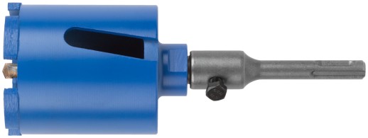 Коронка кольцевая по бетону алмазная безударная в сборе, SDS-PLUS, 5 зубьев, 68 мм