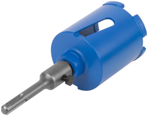 Коронка кольцевая по бетону алмазная безударная в сборе, SDS-PLUS, 5 зубьев, 68 мм