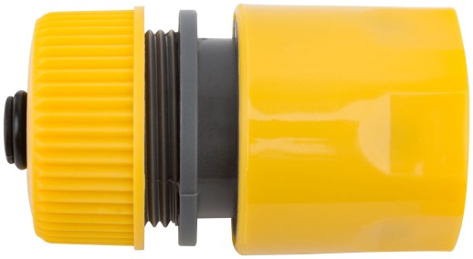 Соединитель пластиковый 1/2", автостоп