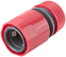 Соединитель пластиковый 1/2", автостоп