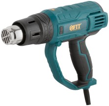 Фен технический 2000 Вт; 350/600 °C; 300/500 л/мин; рез. накл.; коробка