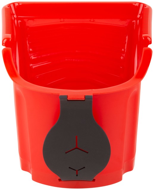 Ковш для краски 1,6 л. с фиксируемой ручкой, красный